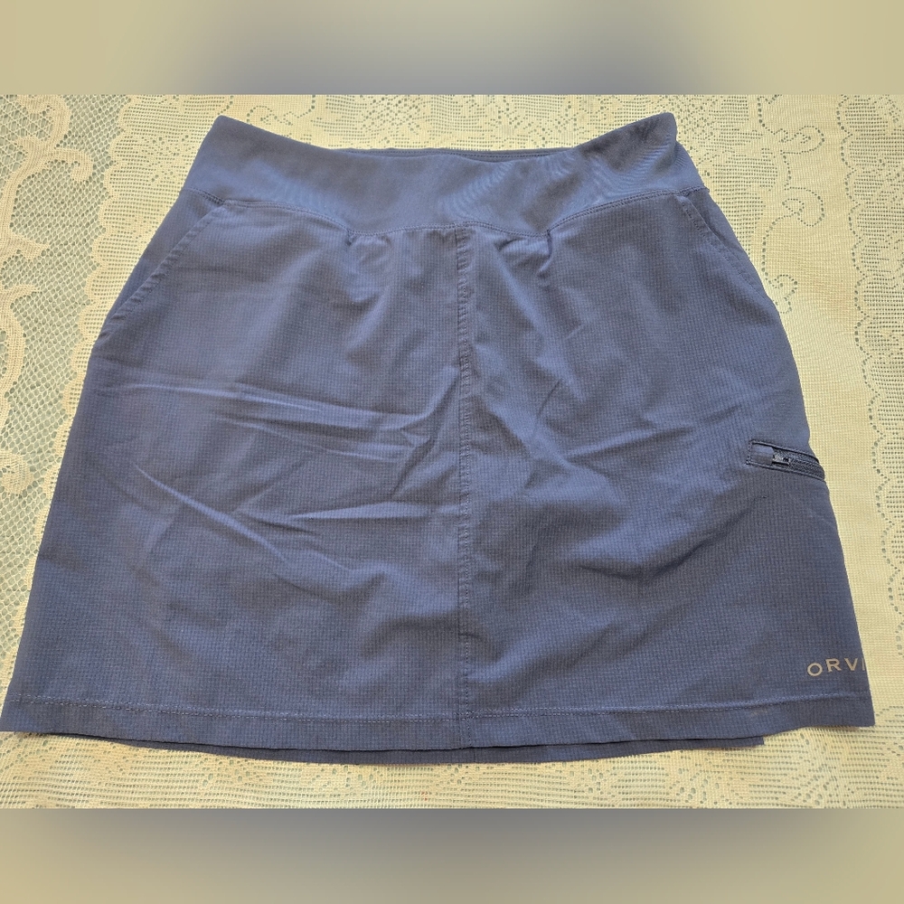 Orvis Women's Navy Mini Skirt Golf Sz Small